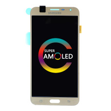 Дисплей Samsung J701 Galaxy J7 Neo (GH97-20904B) з тачскріном, Service Pack Original, Gold