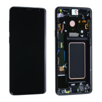 Дисплей Samsung G965 Galaxy S9 Plus з тачскріном, в рамці, Black (REF)