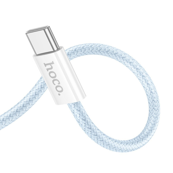 Кабель Hoco X104 Type-C to Type-C 60W (2m) Blue