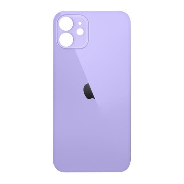 Задня кришка iPhone 12, великий виріз під камеру, Purple