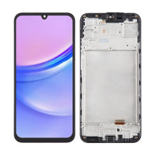 Дисплей Samsung A155 Galaxy A15, з тачскріном, в рамці, OLED