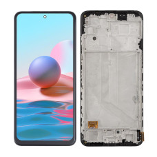 Дисплей Xiaomi Redmi Note 10 4G, Redmi Note 10s, з тачскріном, в рамці, OLED