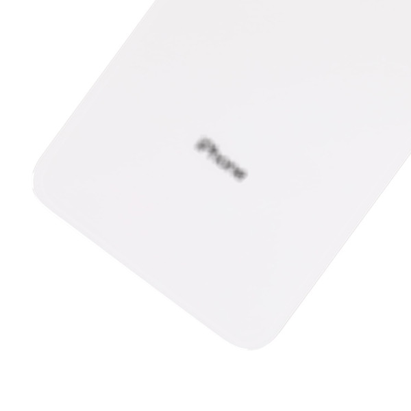 Задня кришка iPhone XS Max, великий виріз під камеру, White