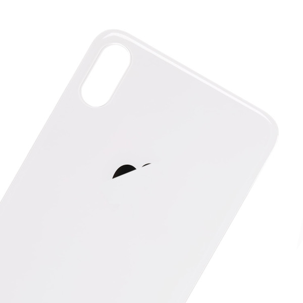 Задня кришка iPhone XS Max, великий виріз під камеру, White