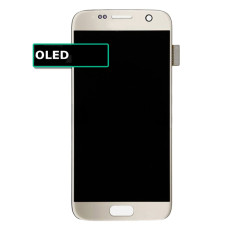 Дисплей Samsung G930 Galaxy S7 з тачскріном, OLED, Gold