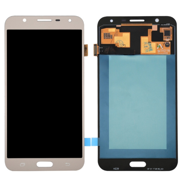 Дисплей Samsung J701 Galaxy J7 Neo з тачскріном, OLED, Gold