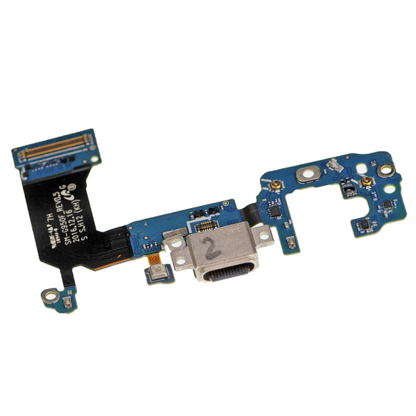 Шлейф Samsung G950F Galaxy S8, конектор зарядки, мікрофон, OEM