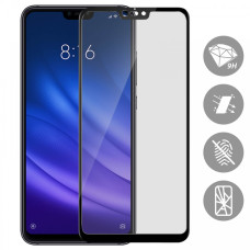 Захисне скло Xiaomi Mi 8 Lite (2.5D) Full Glue, Black