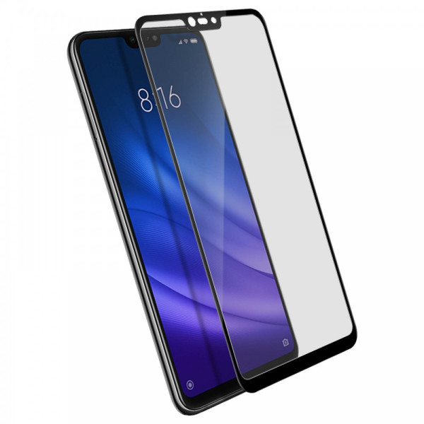 Захисне скло Xiaomi Mi 8 Lite (2.5D) Full Glue, Black