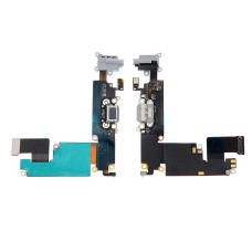 Шлейф iPhone 6 Plus конектор зарядки, мікрофон (Gray) OEM