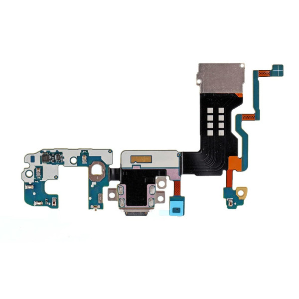 Шлейф Samsung G965F Galaxy S9 Plus конектор зарядки, мікрофон OEM