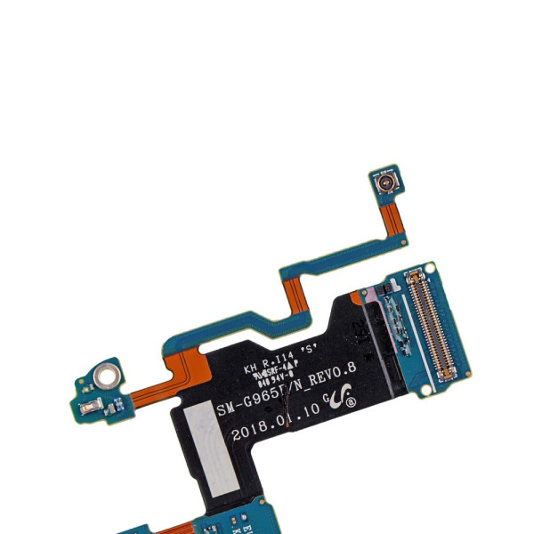 Шлейф Samsung G965F Galaxy S9 Plus конектор зарядки, мікрофон OEM