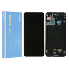 Дисплей Samsung A505 Galaxy A50, з тачскріном, в рамці, Service Pack Original