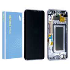 Дисплей Samsung G955 Galaxy S8 Plus, з тачскріном, в рамці, Service Pack Original, Gray
