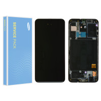 Дисплей Samsung A405 Galaxy A40, з тачскріном, в рамці, Service Pack Original