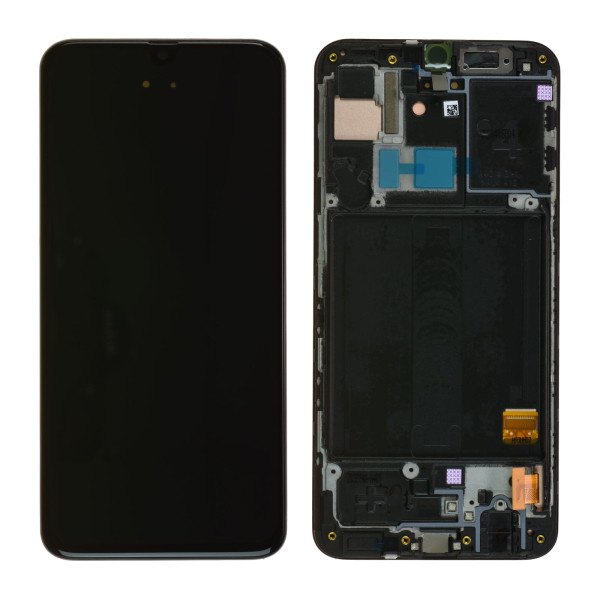Дисплей Samsung A405 Galaxy A40, з тачскріном, в рамці, Service Pack Original