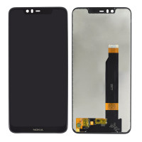 Дисплей Nokia 5.1 Plus, з тачскріном, Black