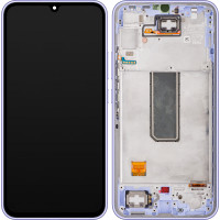 Дисплей Samsung A346 Galaxy A34, з тачскріном, в рамці, Violet, Service