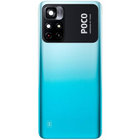 Задня кришка Xiaomi Poco M4 Pro 5G, Cool Blue, зі склом камери