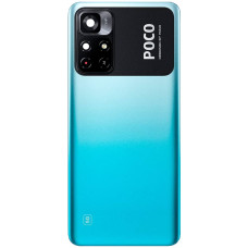 Задня кришка Xiaomi Poco M4 Pro 5G, Cool Blue, зі склом камери