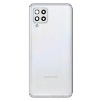 Задня кришка Samsung M325 Galaxy M32, White, зі склом камери