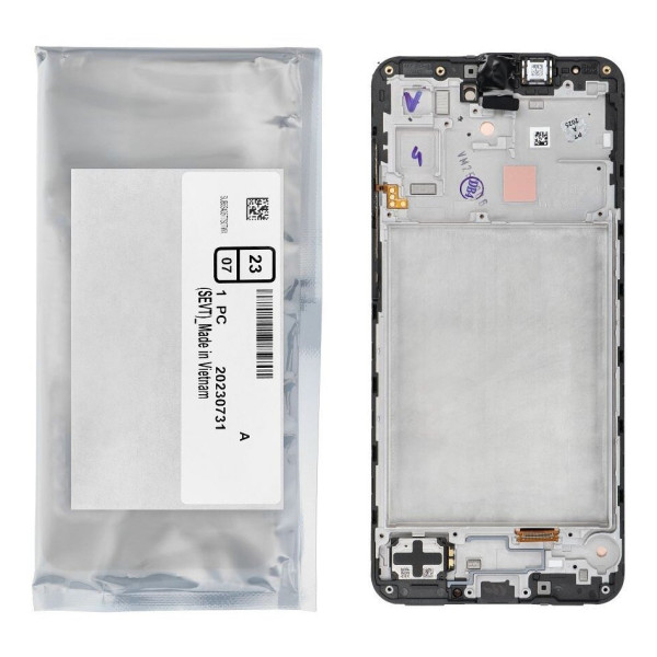 Дисплей Samsung A176 Galaxy A17 5G, з тачскріном, в рамці, Black, Service