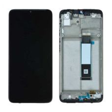 Дисплей Xiaomi Redmi 9T, Poco M3, з тачскріном, в рамці, Black