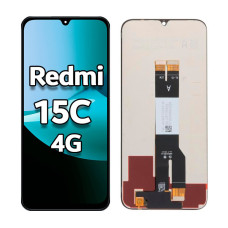 Дисплей Xiaomi Redmi 15C (Global), з тачскріном, Black, Service Pack