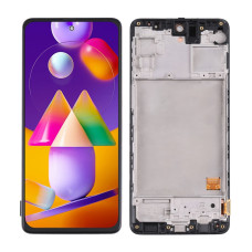 Дисплей Samsung M317 Galaxy M31s, з тачскріном в рамці, OLED