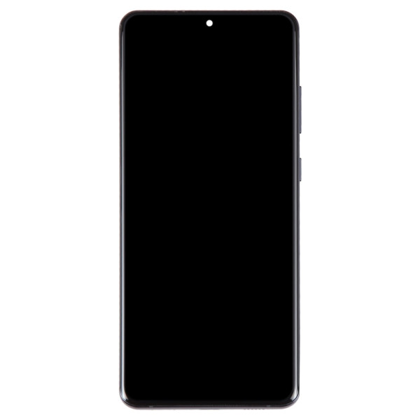 Дисплей Samsung G988 Galaxy S20 Ultra, з тачскріном, в рамці, Black, OLED