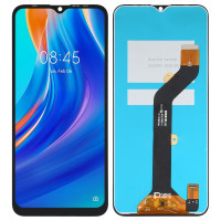 Дисплей Tecno Spark 7 (KF6n), (p/n: FPC6504-9), з тачскріном, Original, Black