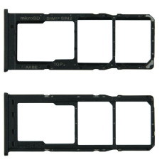 Тримач SIM карти Samsung A127 Galaxy A12, Black
