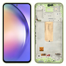 Дисплей Samsung A546 Galaxy A54 5G, з тачскріном, в рамці, Lime, Original