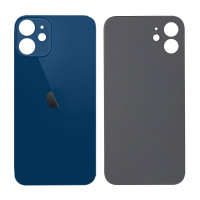 Задня кришка iPhone 12, великий виріз під камеру, Blue