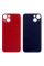Задня кришка iPhone 13 mini, великий виріз під камеру, Red