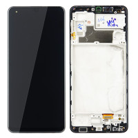 Дисплей Samsung M325 Galaxy M32, з тачскріном, в рамці, Service Pack Original