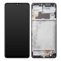 Дисплей Samsung M225 Galaxy M22, з тачскріном, в рамці, Service Pack Original