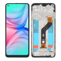 Дисплей Infinix Hot 10 (X682), з тачскріном, в рамці, Black