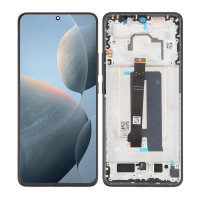 Дисплей Xiaomi Poco X6 Pro, з тачскріном, в рамці, Black, OEM