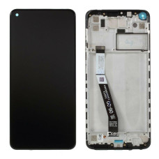 Дисплей Xiaomi Redmi Note 9, Redmi 10X 4G, з тачскріном, в рамці, Black