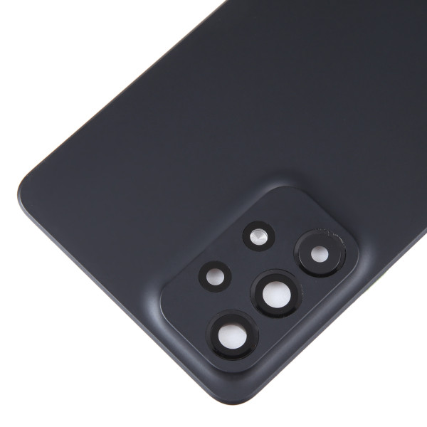 Задня кришка Samsung A536 Galaxy A53 5G, зі склом камери, Black