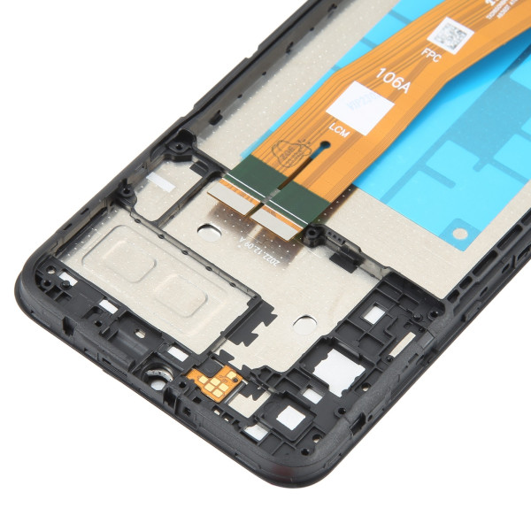 Дисплей Samsung A042 Galaxy A04e, з тачскріном, в рамці, Black