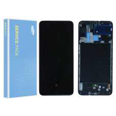 Дисплей Samsung A705 Galaxy A70, з тачскріном, в рамці, Service Pack Original