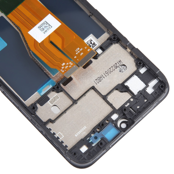 Дисплей Realme C30s, з тачскріном, в рамці, Black