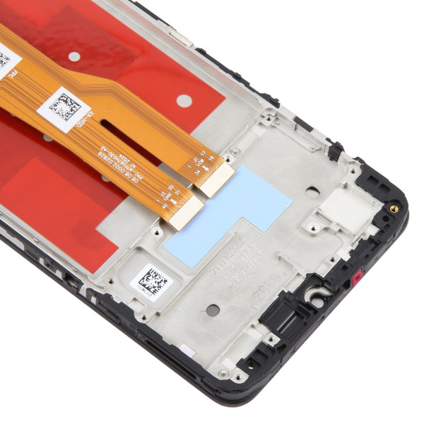 Дисплей Samsung A075 Galaxy A07, з тачскріном, в рамці, Black, OEM