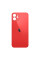 Задня кришка iPhone 12, великий виріз під камеру, Red