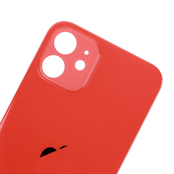 Задня кришка iPhone 12, великий виріз під камеру, Red