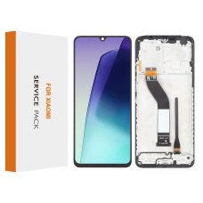 Дисплей Xiaomi Redmi 14C, з тачскріном, в рамці, Black, Service Pack