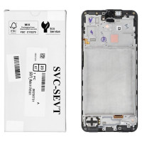 Дисплей Samsung A175 Galaxy A17 4G, з тачскріном, в рамці, Black, Service