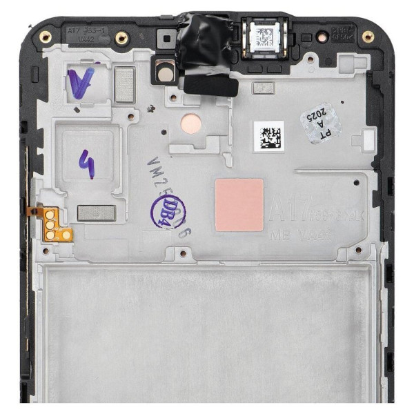 Дисплей Samsung A175 Galaxy A17 4G, з тачскріном, в рамці, Black, Service